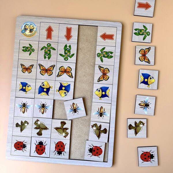 Сортер "Вкажіть напрямок - 2", 33*24см, ТМ UBumblebees, Україна