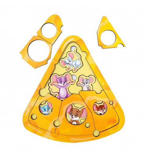 Сортер-головоломка "Мишки в сирі", 21,5*20,5см, ТМ Ань-Янь, Україна.