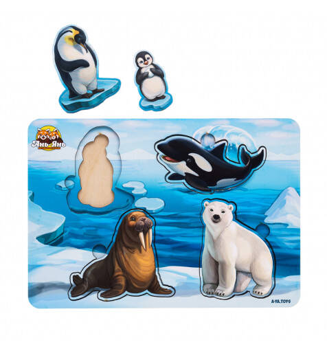 Вкладиші мама та малюк: "Арктика", 22,5*15,5см, ТМ UBumblebees, Україна