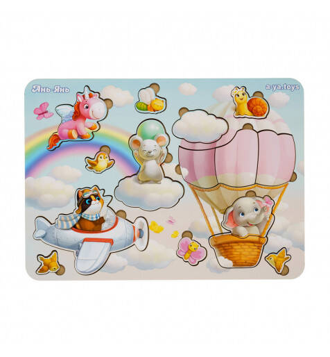 Вкладиш великий зефірний "Звірі", 23*32см, ТМ UBumblebees, Україна