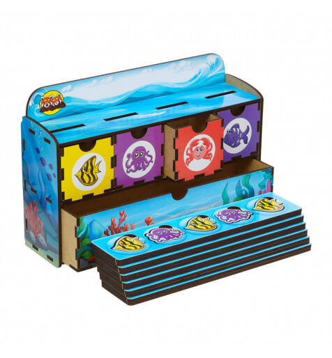 Чарівний комодик "Морські жителі-1", 15*6*24см, ТМ UBumblebees, Україна