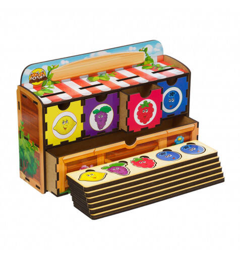 Чарівний комодик "Ягоди", 15*6*24см, ТМ UBumblebees, Україна