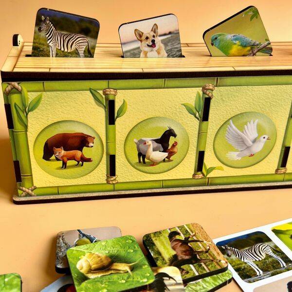 Комодик-сортер "Види тварин", 28*9*9см, ТМ UBumblebees, Україна