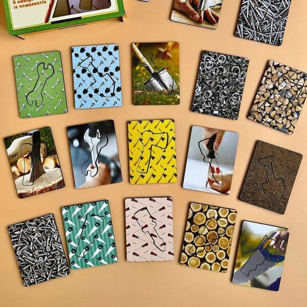 Дошки Сегена: інструменти, розмір дошки-10*7,5см, укр., у кор. 17,5*12*4см, ТМ UBumblebees, Україна