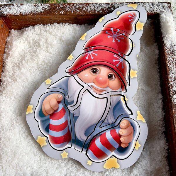 Контурний пазл "Гномик", 21,5*14см, ТМ UBumblebees, Україна