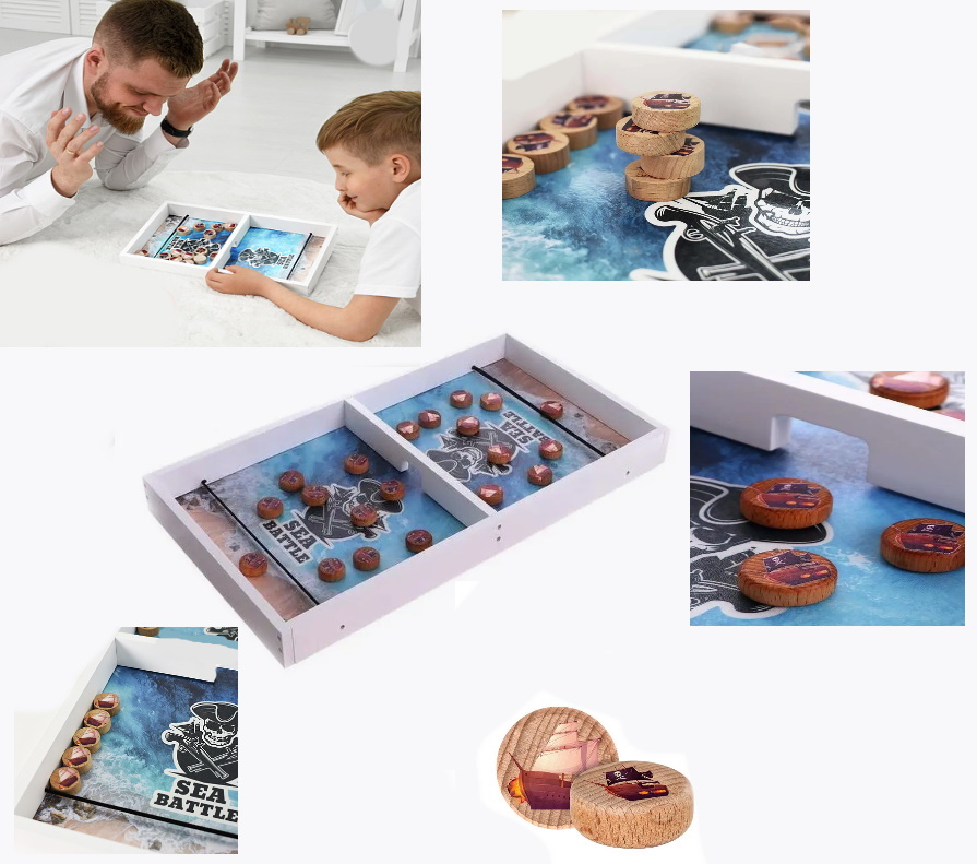 Гра настільна "Морський бій", 46*26*4см