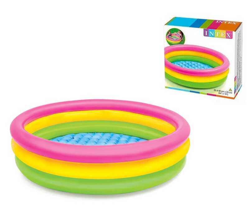 Intex Басейн 57422 NP (6) розміром 147х33см, об`ємом 355 л, від 3 років