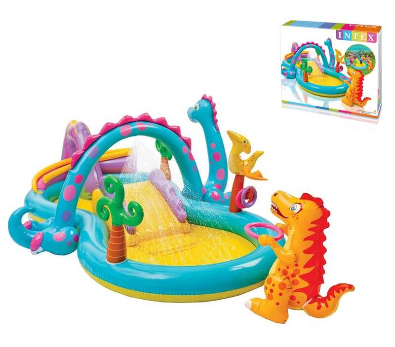 Intex Ігровий центр 57135 NP (2) розміром 333х229х112см, об`ємом 280л, вагою 8,1 кг, від 3 років