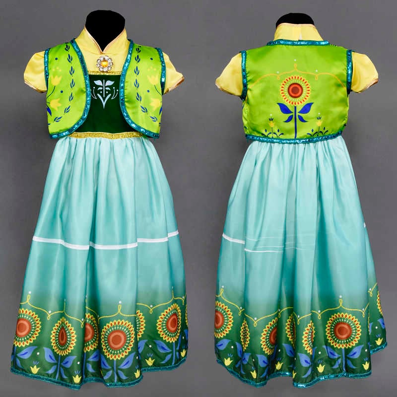 Карнавальний костюм С 23000 (120) "Принцеса Ганна" розмір - "S", зріст - 110см