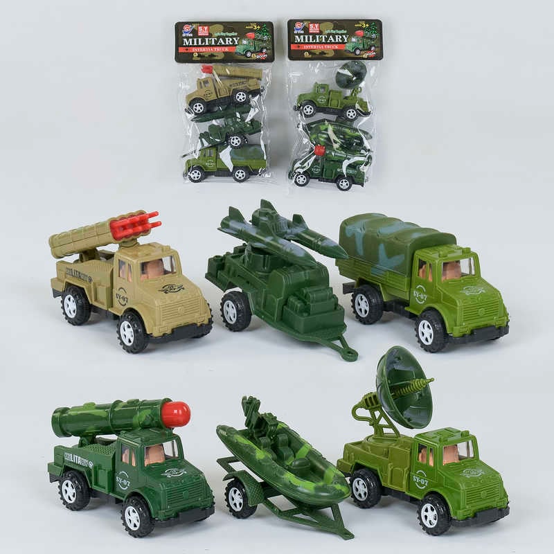 Набір військової техніки 8623 (108/2) 2 види, в пакеті