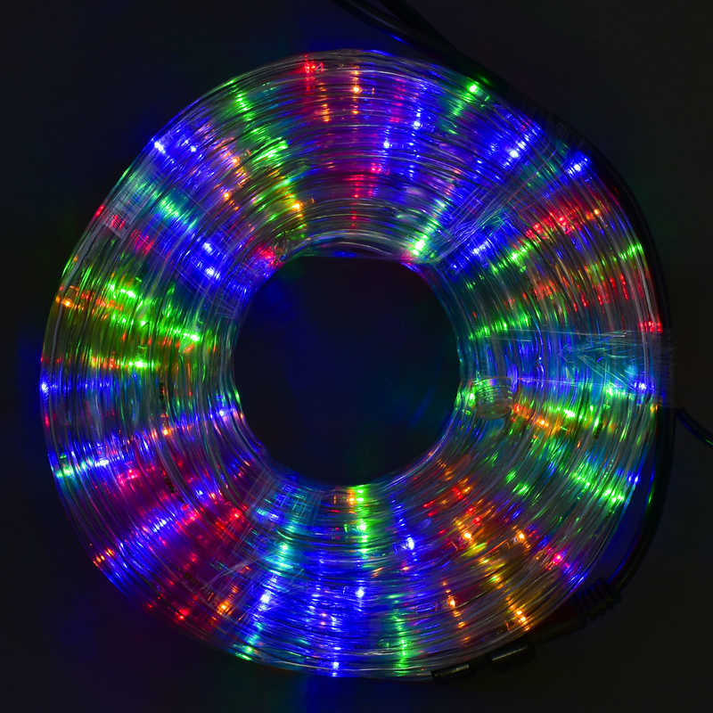 Гірлянда світлодіодна С 31319 вулична (10) 10 метрів, 230 лампочок, мультиколор, від мережі 220 В, у коробці