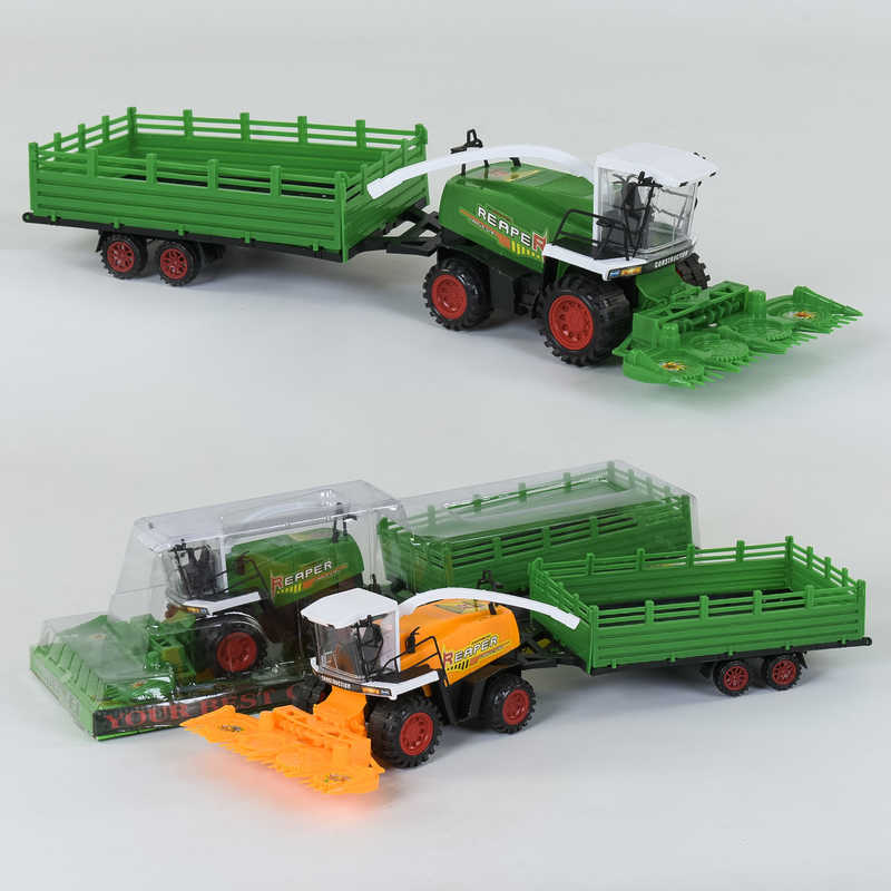 Комбайн інерційний 0488-103 (36/2) 2 види, з причепом, в слюді