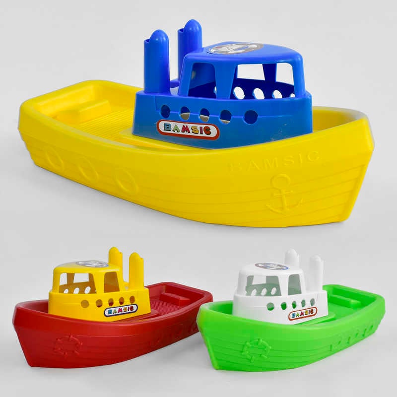 гр Іграшка дитяча "Баркас" 091 (6) 3 кольори, "BAMSIC"
