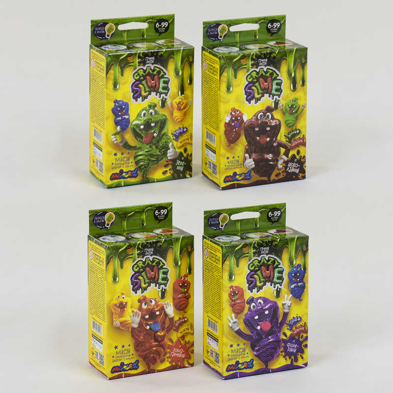 гр Набір для проведення дослідів "Crazy Slime MINI" УКР (16) SLM-02-01U.02U.03U.04U "Danko Toys"