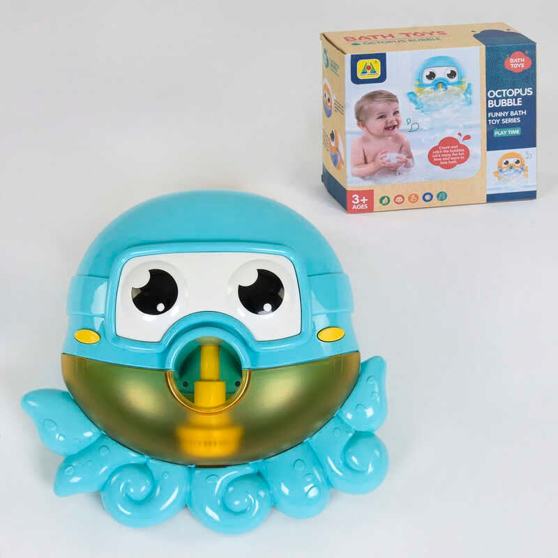 Гра для купання Восьминіг HG 596 (48) видуває мильні бульбашки, мелодія, на присосці, в коробці
