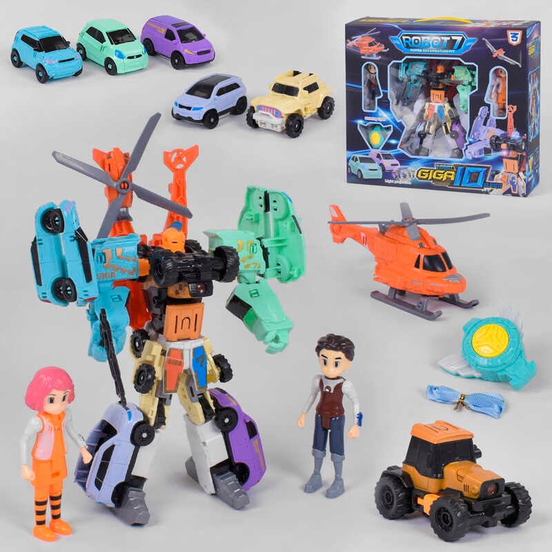 Трансформер Q 1905 (12/2), світлові та звукові ефекти, в коробці