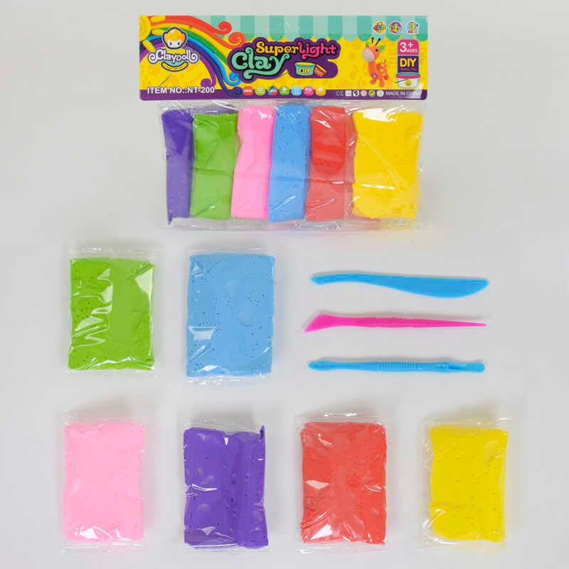 Маса для ліплення С 38837 (160) 6шт в пакеті