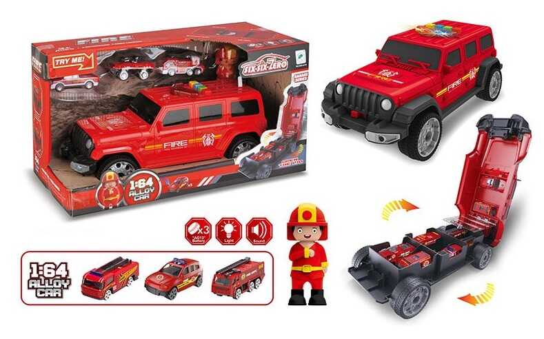 Машина-гараж 660 А-256 (24/2) світлові і звукові ефекти, в коробці