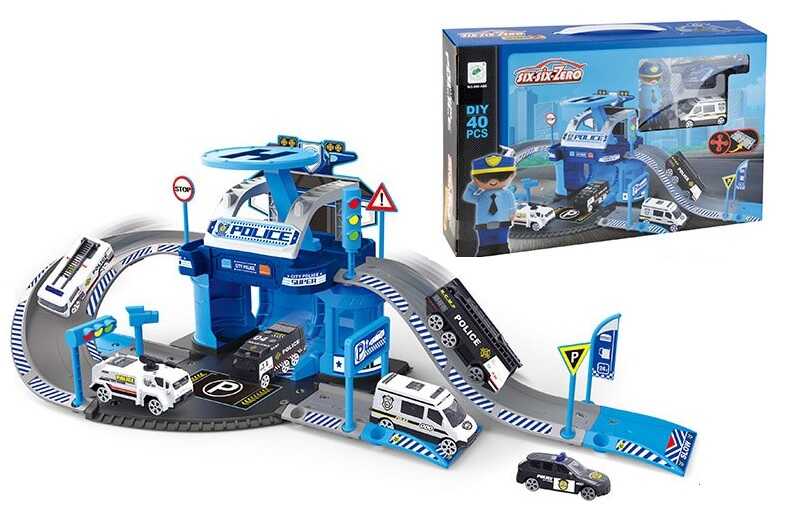 Гараж 660 А-86 (36/2) "Поліція", 40 деталей, 2 поверхи, в коробці