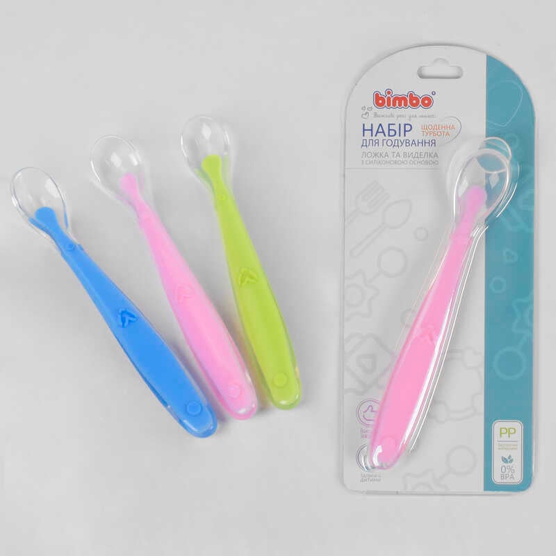 гр Ложечка 21845 (144) "BIMBO", 3 кольори, 1шт на листі