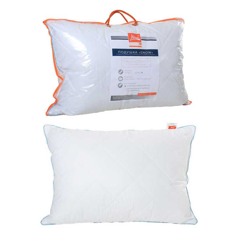 гр Подушка "Snow" 50 * 70 італійський батист, штучний лебединий пух 2010014 (1) "Homefort"