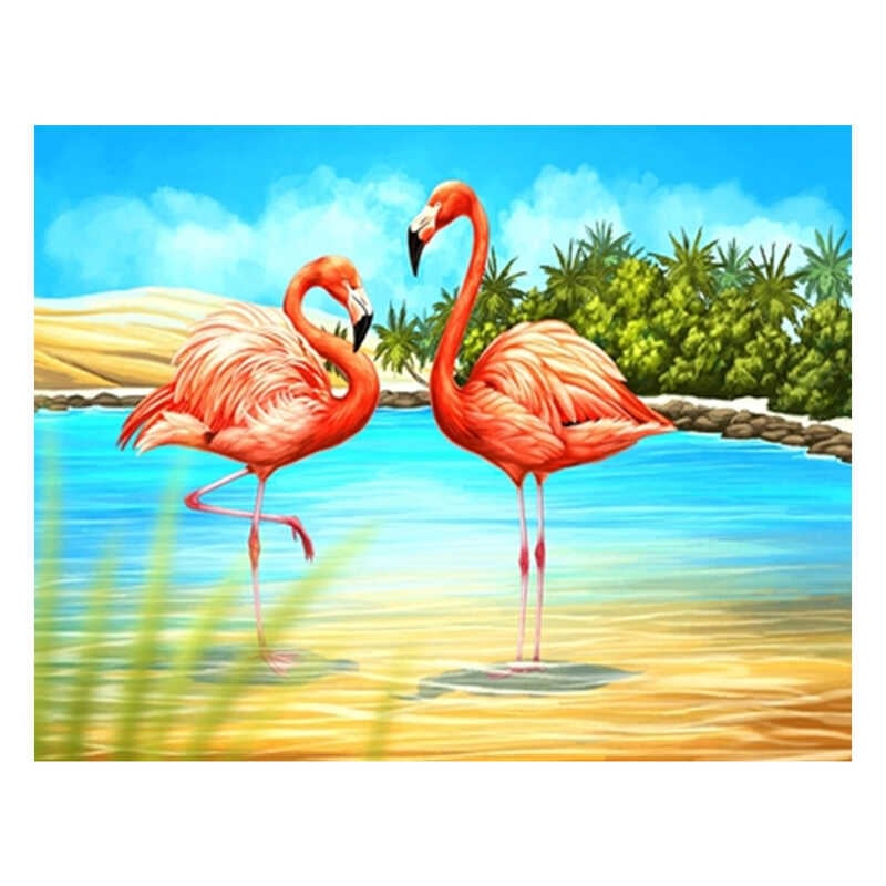 Алмазна мозаїка JS 25457 (50) "TK Group", "Птахи", 30х20 в коробці