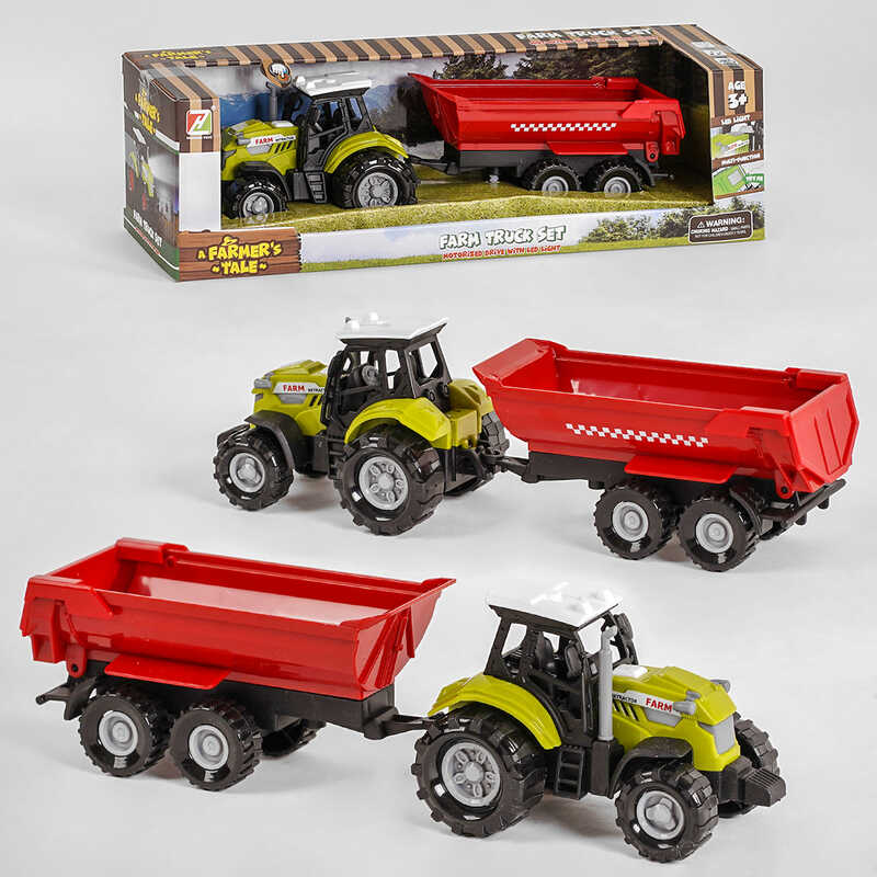 Трактор 550-5 Р (120/2) причіп, світло, звук, у коробці