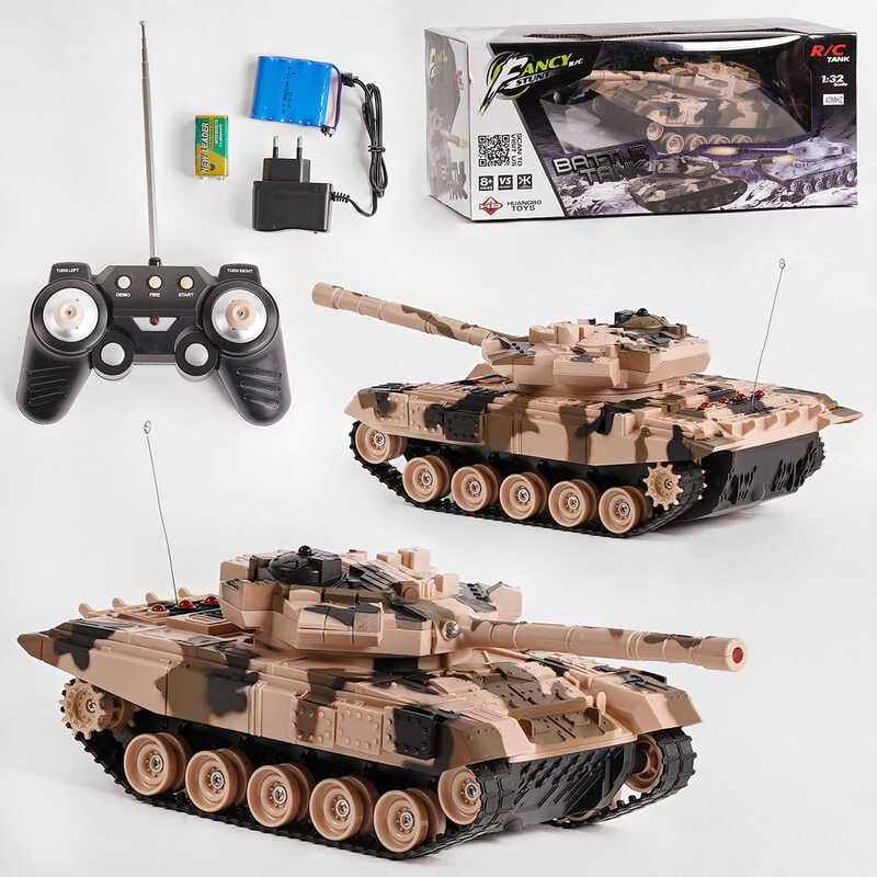 Танк на радіокеруванні HB-TK 06 (18) акумулятор 4.8V, світло, звук, в коробці