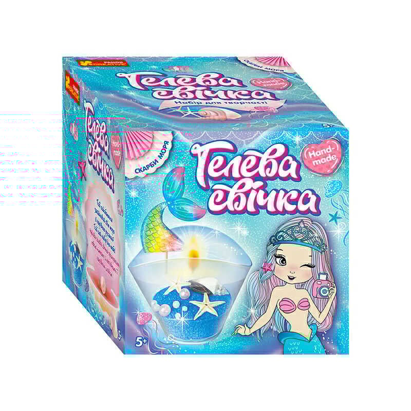 гр Гелева свічка "Скарби моря" 10100524У (24) "Ранок"