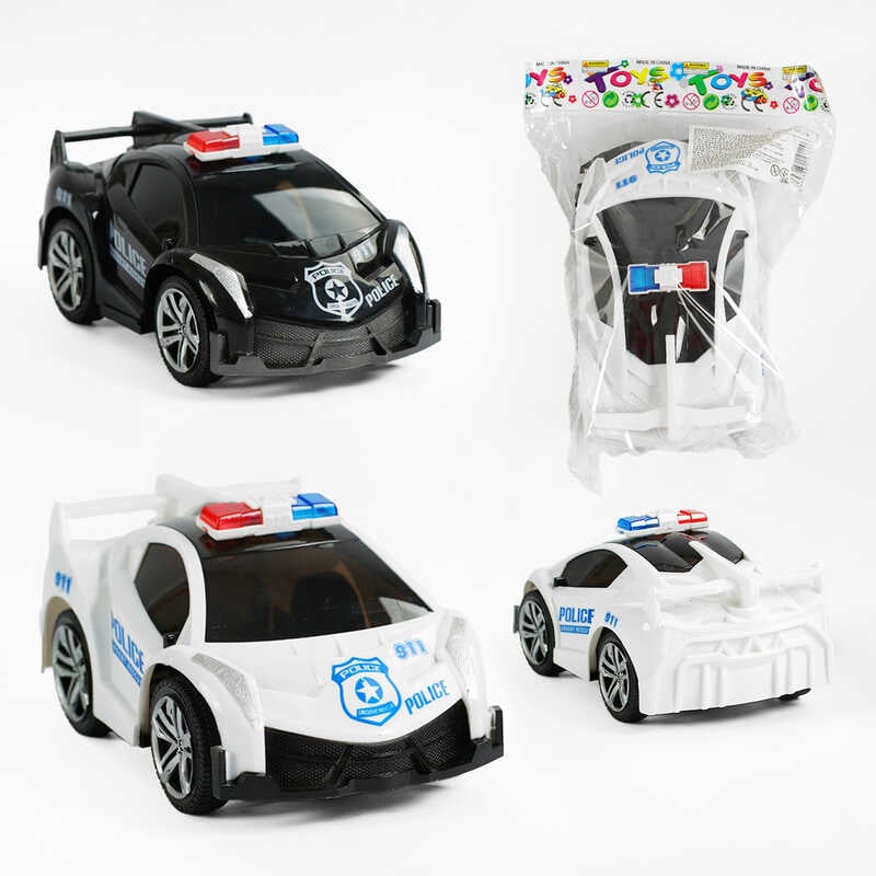 Машина 12017-6 (240/2) "Поліція", 2 кольори, інерція, 17 см, у пакеті