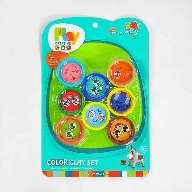 Тісто для ліплення 5838-163 (144/2) 8 кольорів, на планшеті