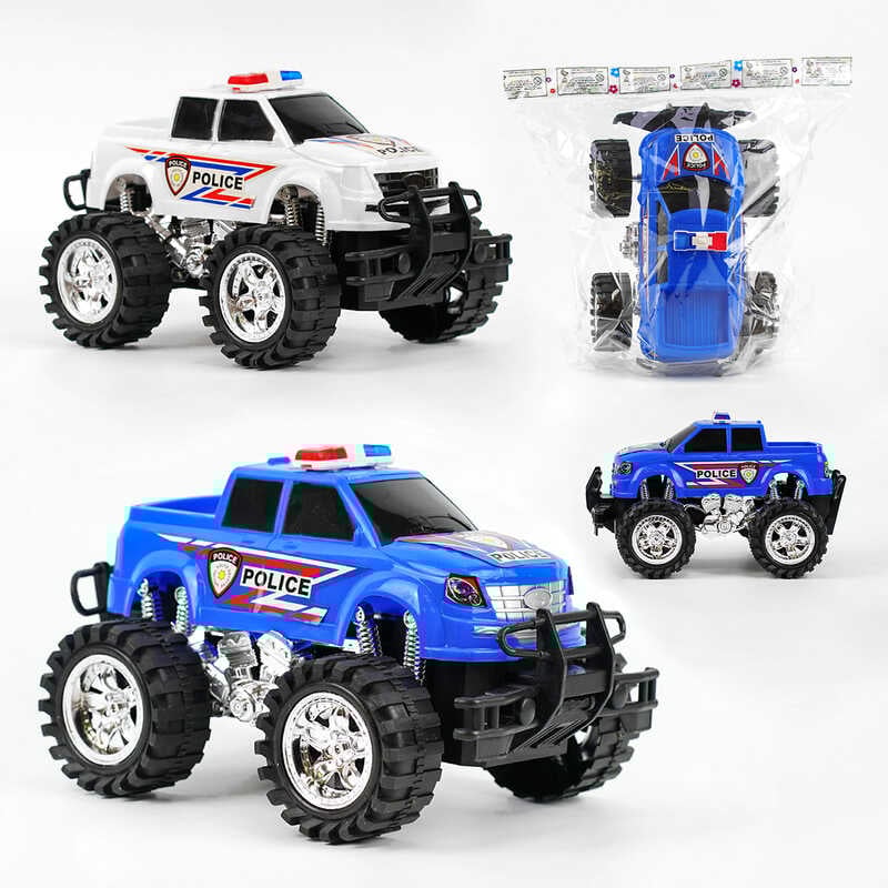 Джип 6668-5 G (60/2) "Поліція", 2 види, інерція, у пакеті