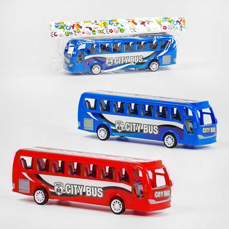 Автобус JY 88-1 A (360/2) 2 види, інерція, в пакеті