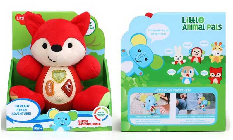 Музична лисичка 1913-3 (48) звук, підсвічування, англ.мова, у коробці