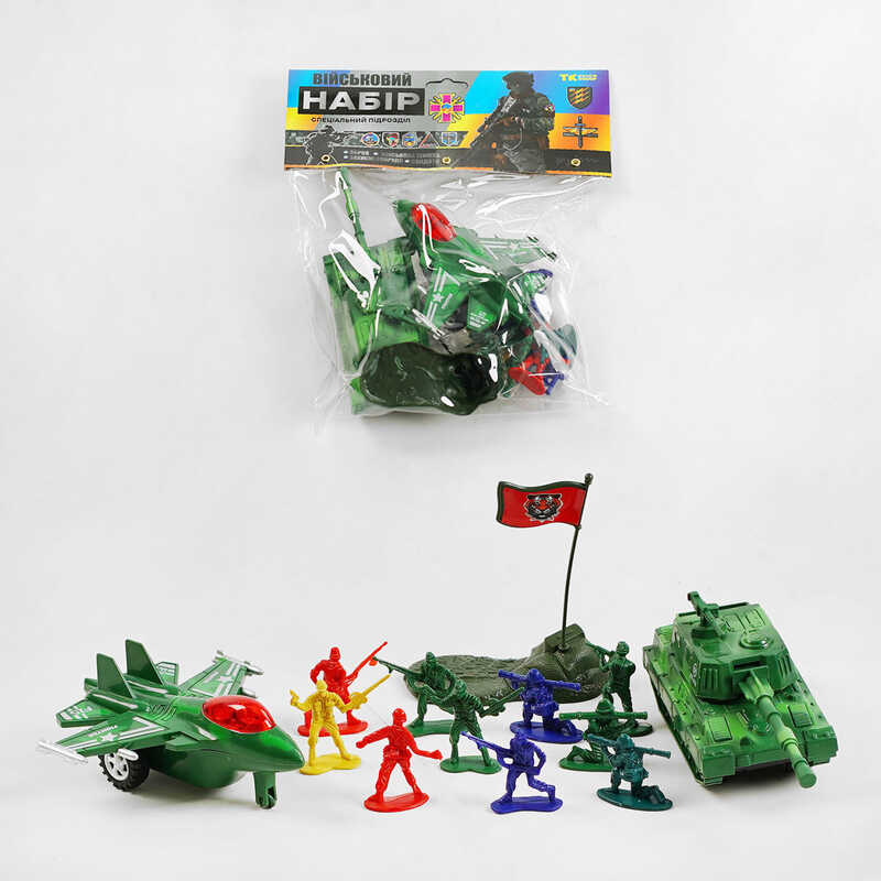 Комбат TK - 37088 (144/2) “TK Group”, “Спеціальний підрозділ”, зброя, солдати, техніка, декорації, в пакеті