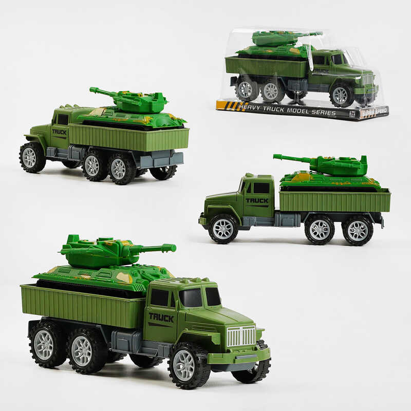 Військова техніка 502 (96/2) вантажівка і танк, вантажівка з інерцією, в слюді