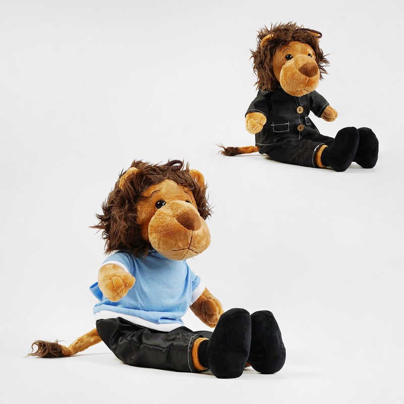 М`яка іграшка M 14657 (150) ВИДАЄТЬСЯ ТІЛЬКИ МІКС ВИДІВ, "Лев", 48 см