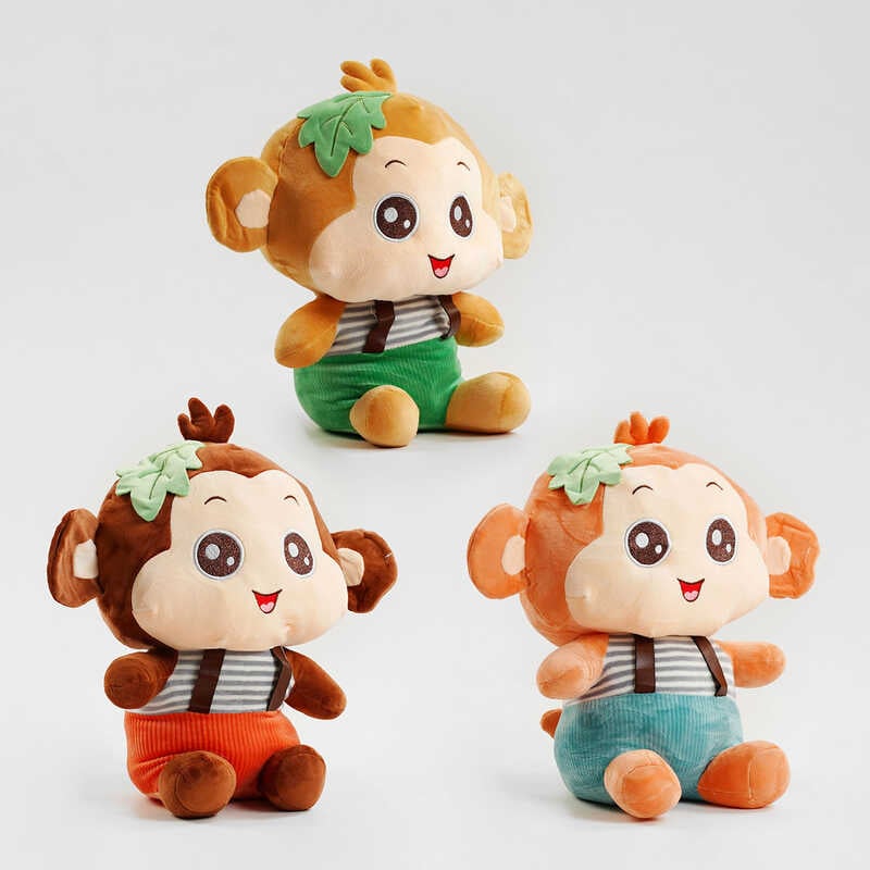 М’яка іграшка M 14669 (30) "Мавпочка", висота 43 см, ВИДАЄТЬСЯ ТІЛЬКИ МІКС ВИДІВ