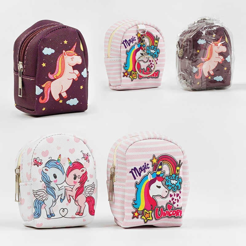 Гаманець C 56704 (600) 3 види, ВИДАЄТЬСЯ ТІЛЬКИ МІКС ВИДІВ, "Єдиноріг", у пакеті