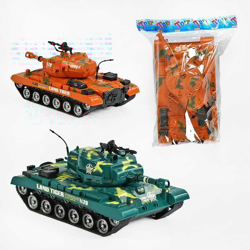 Танк H 888-1 (36/2) 2 види, інерція, рухлива башта, автомат, у пакеті 