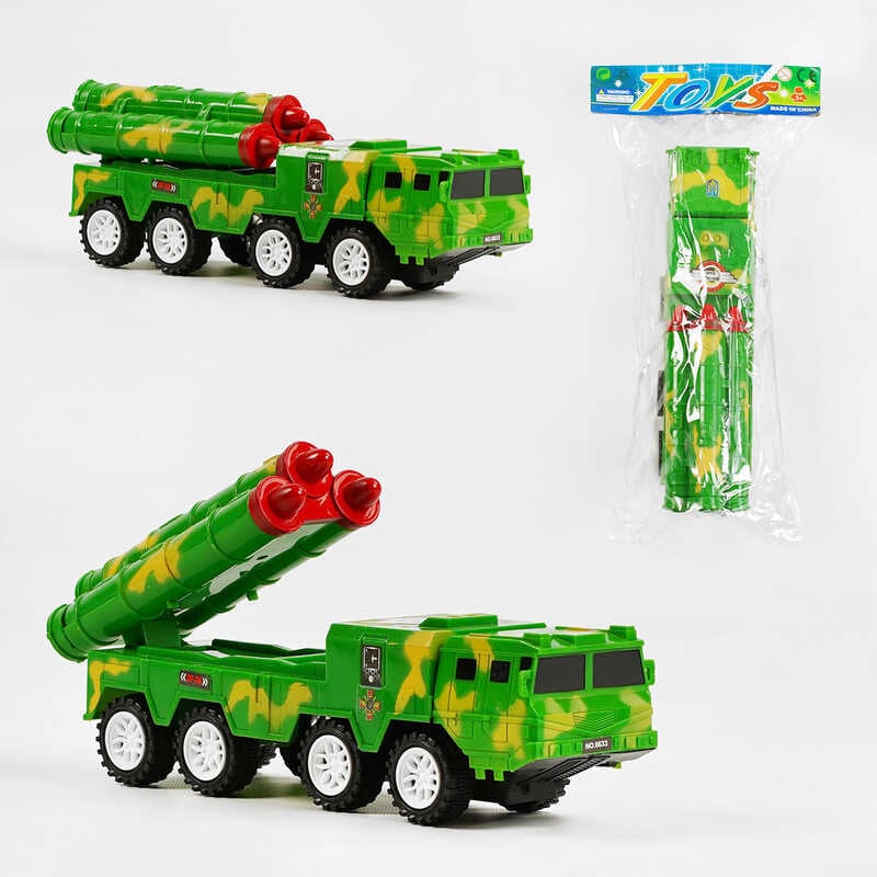 Машинка 6633 (120/2) ракетний комплекс, інерція, у пакеті