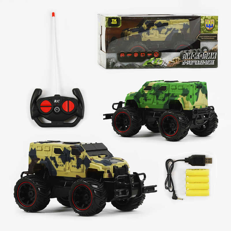 Джип на радіокеруванні TK 3208-77 (18) “TK Group”, 2 кольори, пульт 27 MHz, батарейки перезаряджаються, в коробці