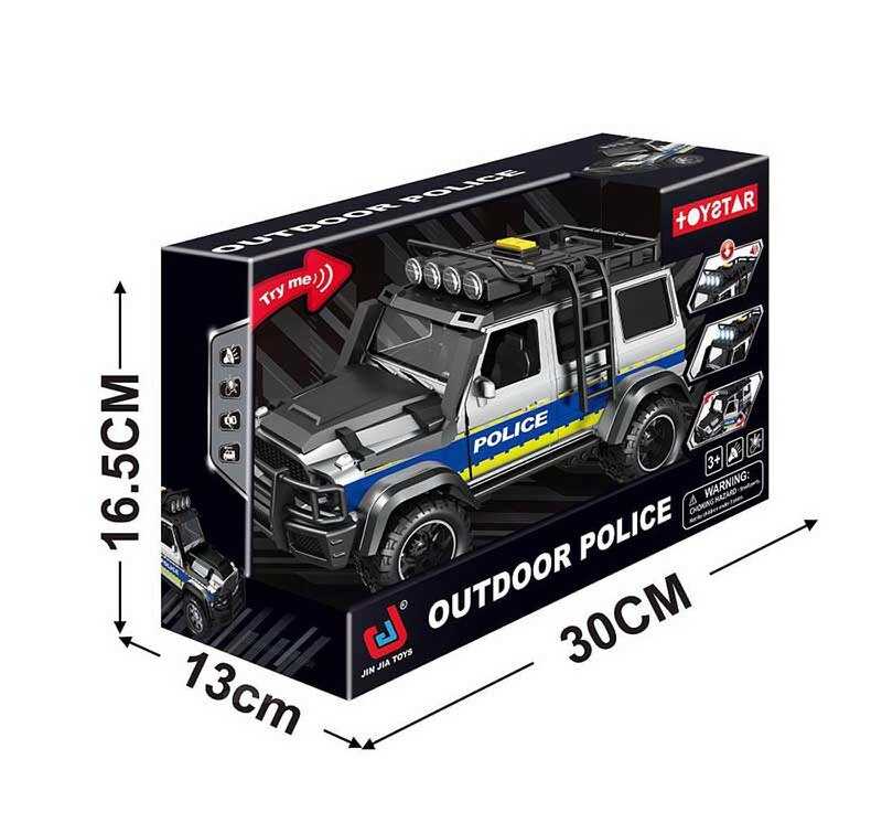 Джип 666-17 Q (24) "Поліція", звуки, підсвічування, інерція, в коробці