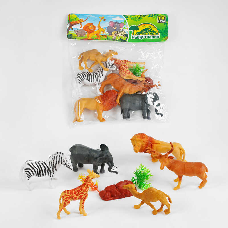 Набір тварин TK - 1824 (72) "TK Group", 6 фігурок, у пакеті