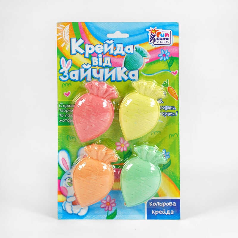 гр Крейда 79000 (96) "4FUN Game Club", "Морква", 4 кольори, на листі