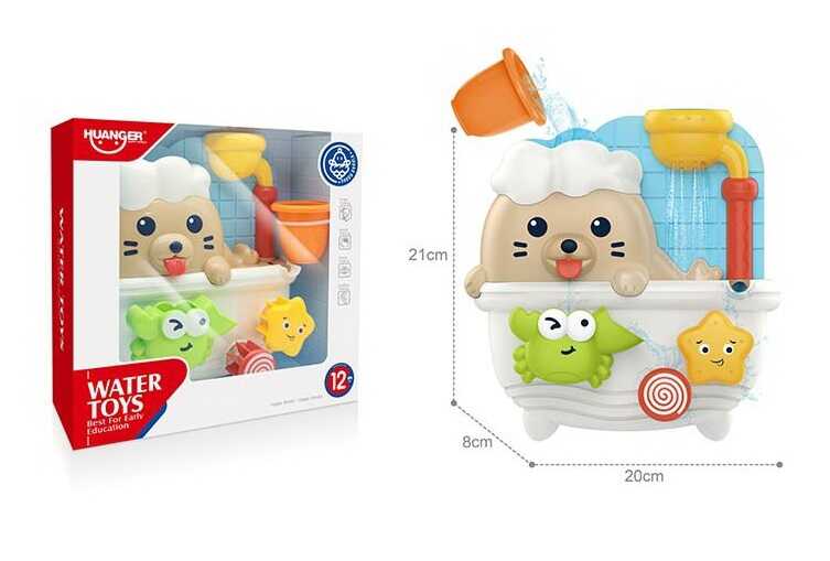Гра для ванни НЕ 8063 (36) присоски, рухомі елементи, в коробці