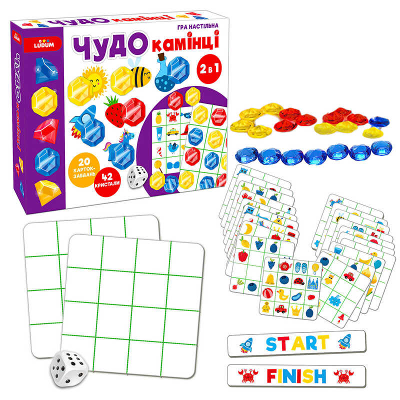 гр Гра настільна "ЧУДОкамінці" ME5032-12 (17) "Ludum", в коробці