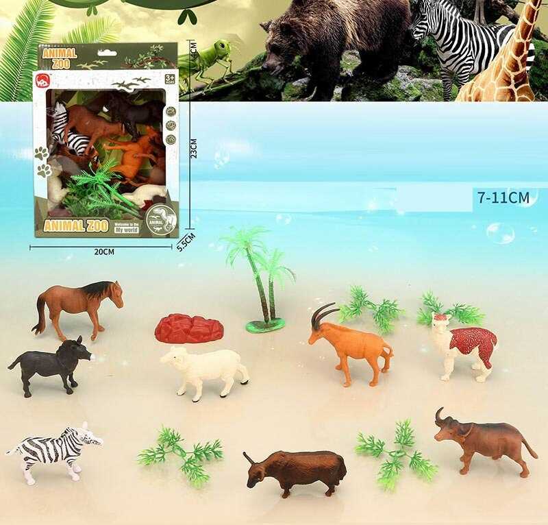 Набір тварин 3309-26 (72) 8 фігурок, в коробці