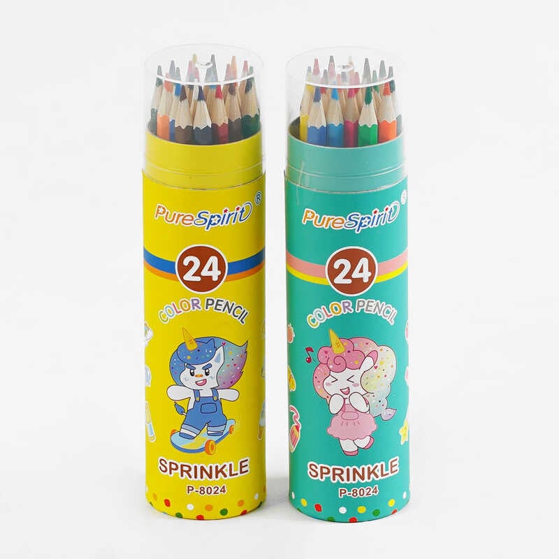 Олівці C 60811/Р-8024 (72) 24шт, 12 кольорів, в тубі