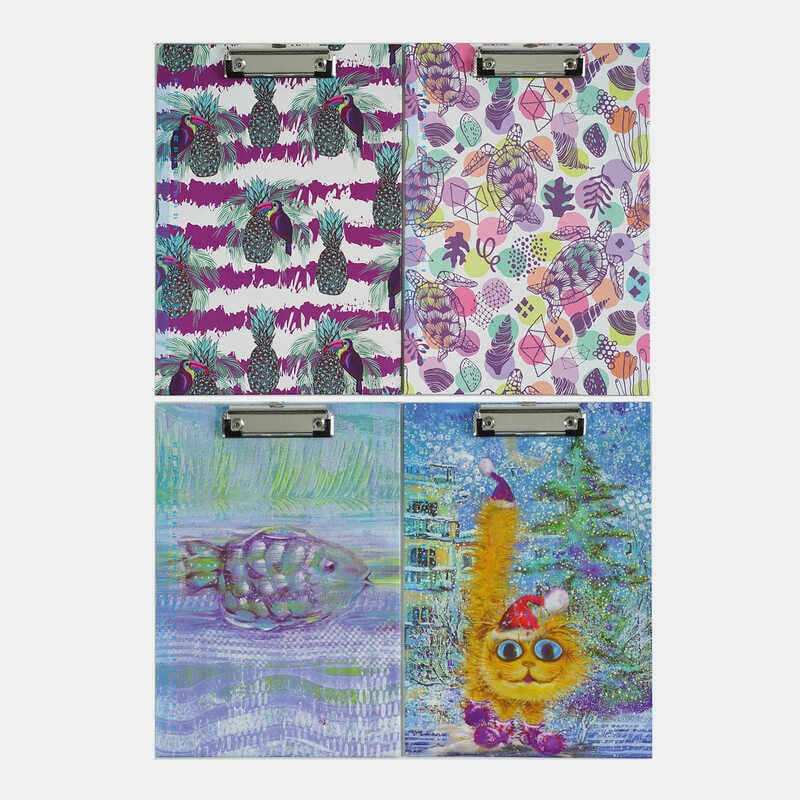 Планшет для паперів D 35248 (192) 4 види, в пакеті, ВИДАЄТЬСЯ ТІЛЬКИ МІКС ВИДІВ